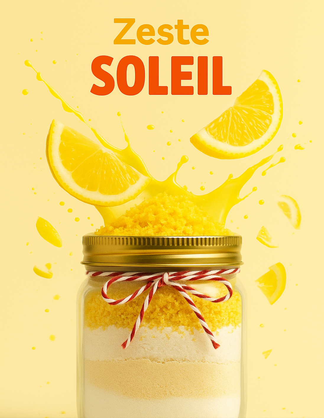đ Bocal Cookies ou Muffins Zeste Soleil â Citron Yuzu & LĂ©gĂšretĂ© (Collection vitaminĂ©e dâĂtĂ©)