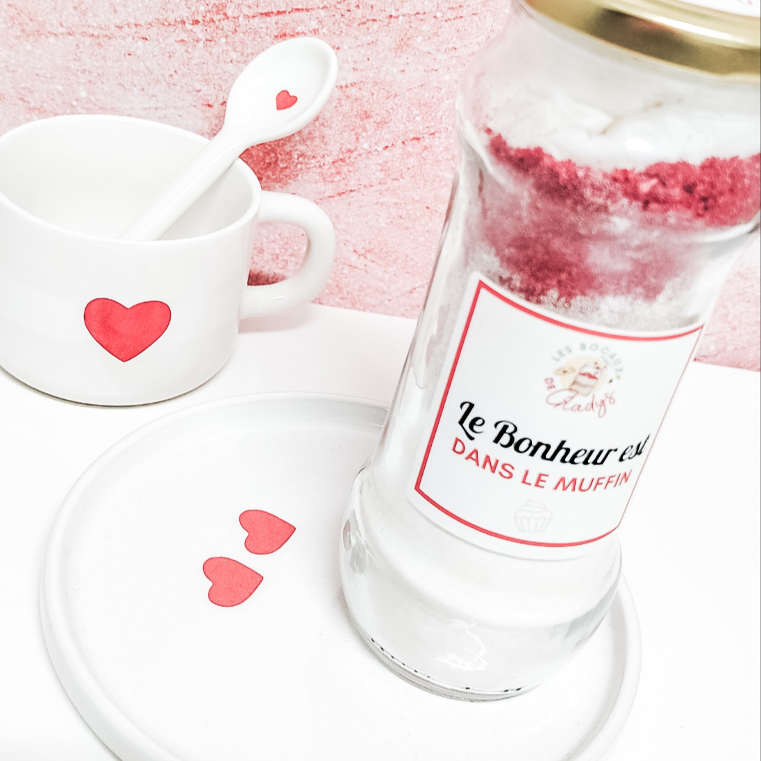 assiette coeurs