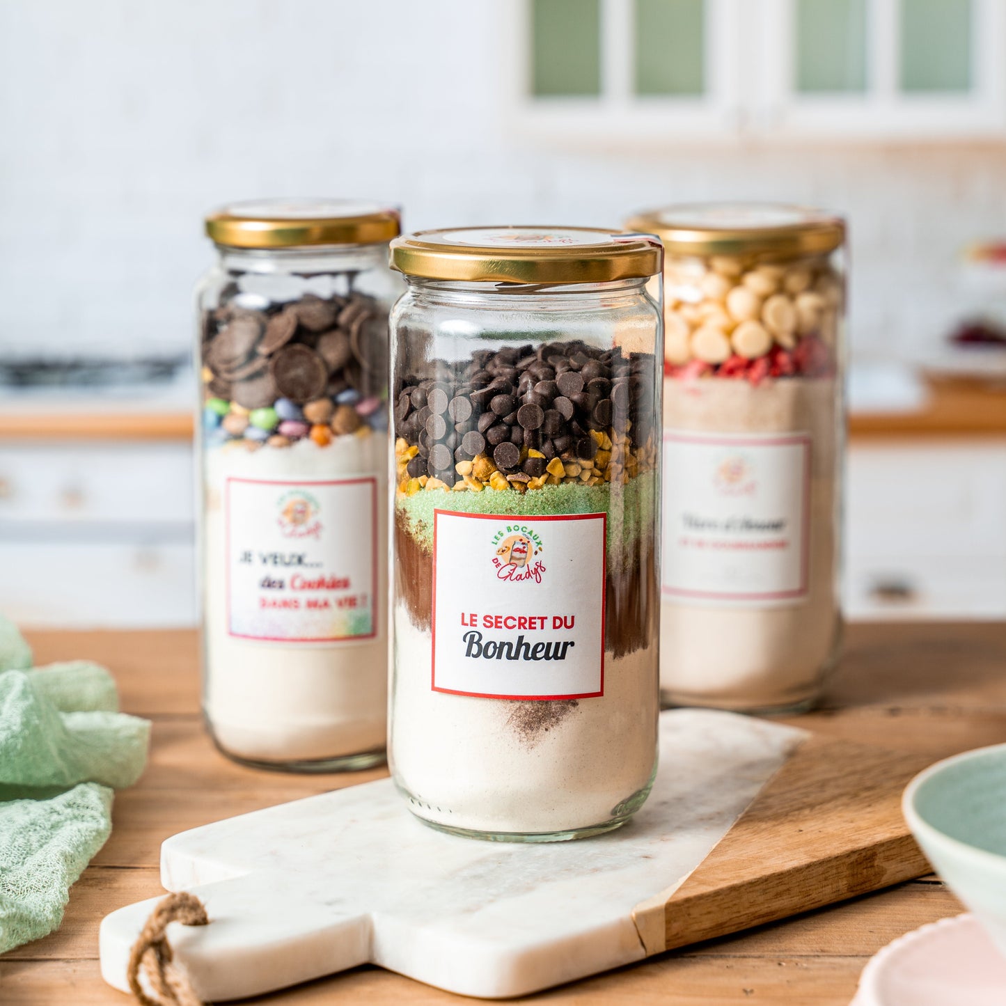 Bocaux prêts à pâtisser