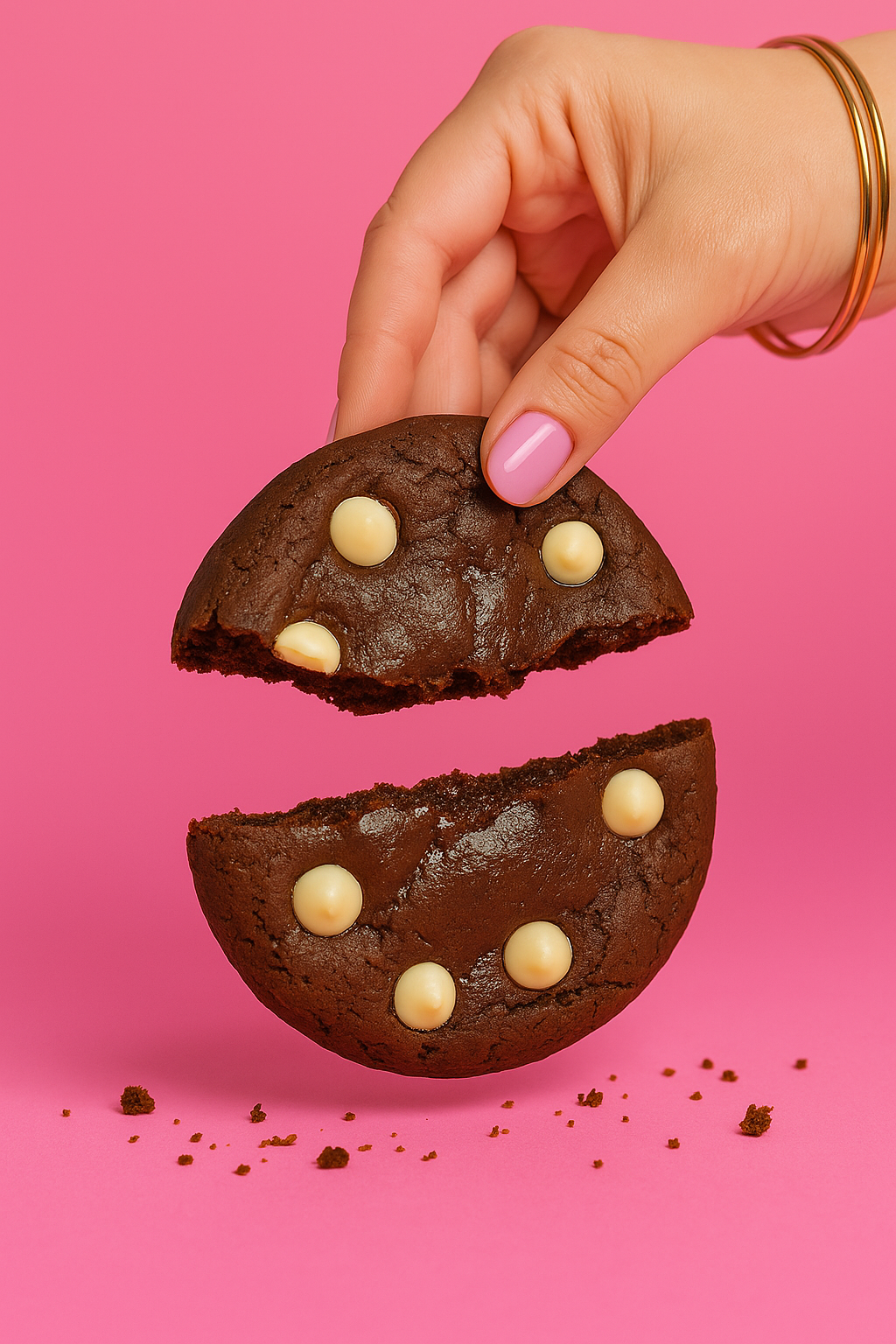 Cookies tout choco & chocolat blanc