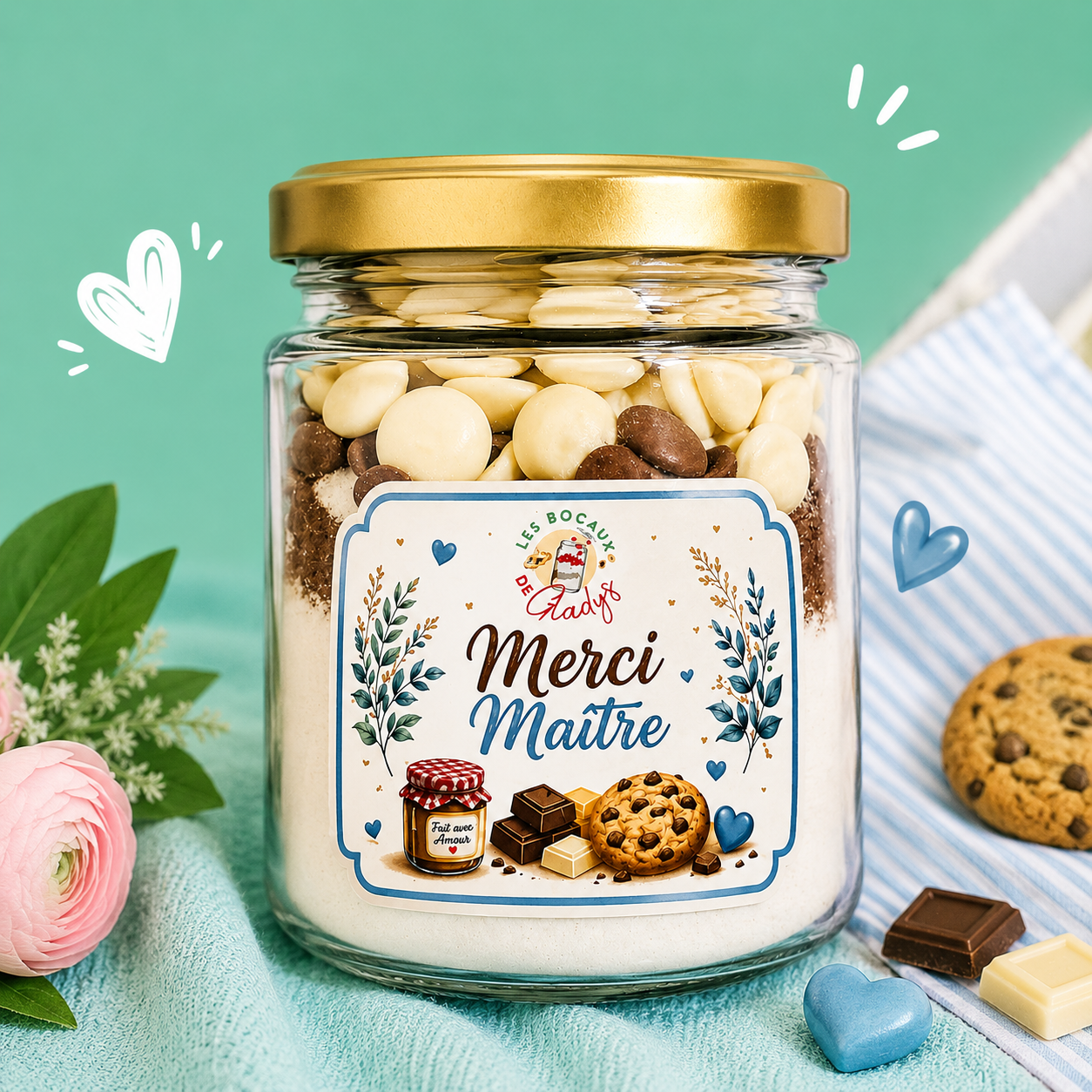 Les Bocaux pour dire MERCI avec chocolat