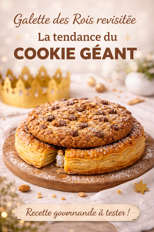 👑 Galette des Rois revisitée : la tendance du cookie géant à tester absolument