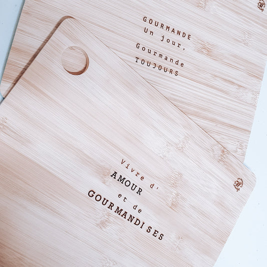 planche à découper messages