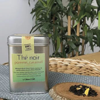 thé noir pomme caramel