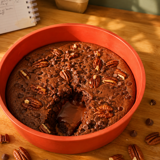 Brownie chocolat au lait et noix de pécan