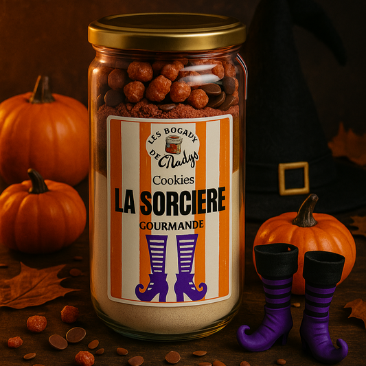 Kit à Cookies - Chouchous Pralinés | Bocal personnalisé Made in France