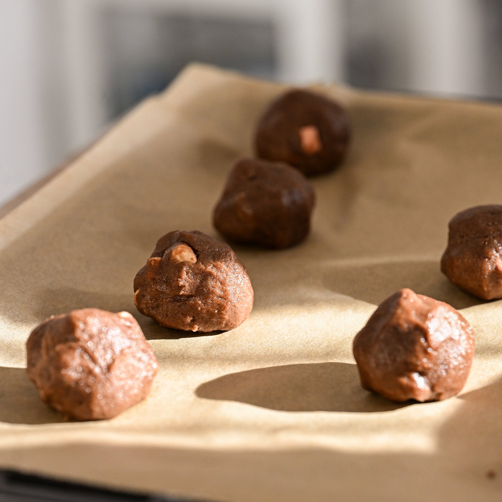 Bocal de cookies anti-déprime chocolat et mini guimauves prêts à pâtisser