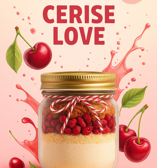 Préparation pour Cookies ou Muffins à la Cerise – Cerise Love | Gamme Fruitée d’Été