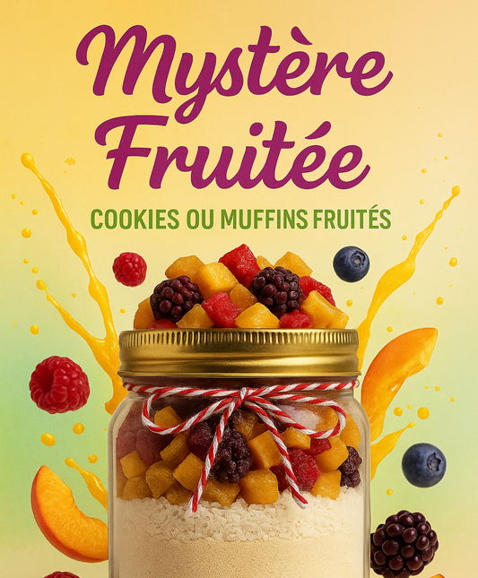 🍪 Bocal Mystère Fruité – Cookies ou Muffins fruités