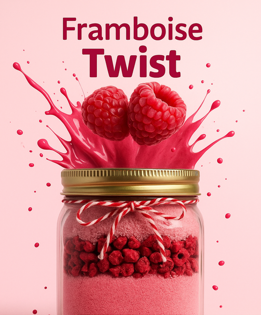 Kit à Cookies ou Muffins Framboise Twist – Goût Framboise Intense (Collection Fruitée d’Été)