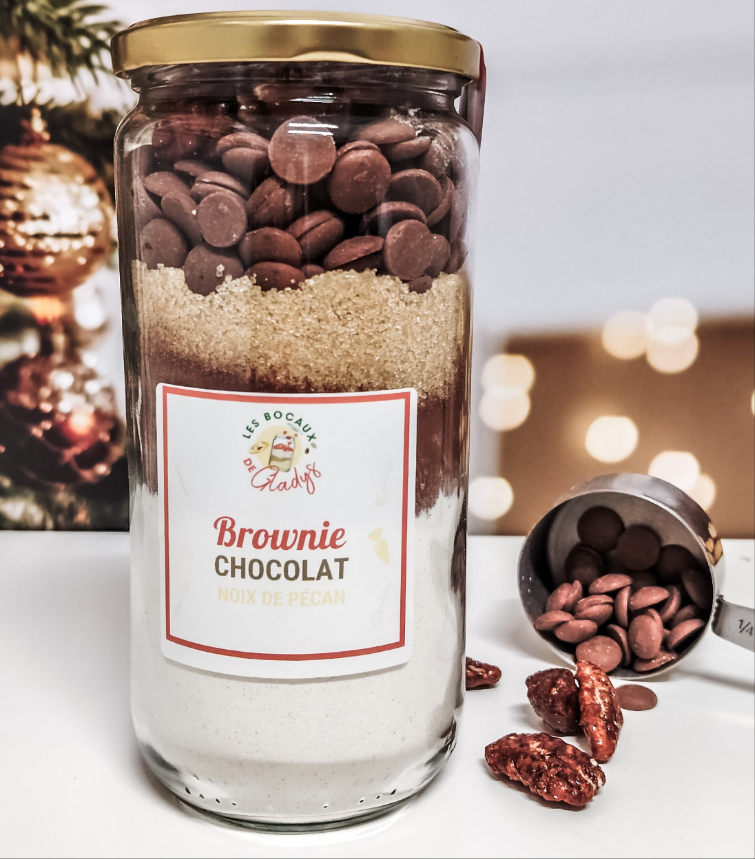 Brownie Pécan et chocolat au lait