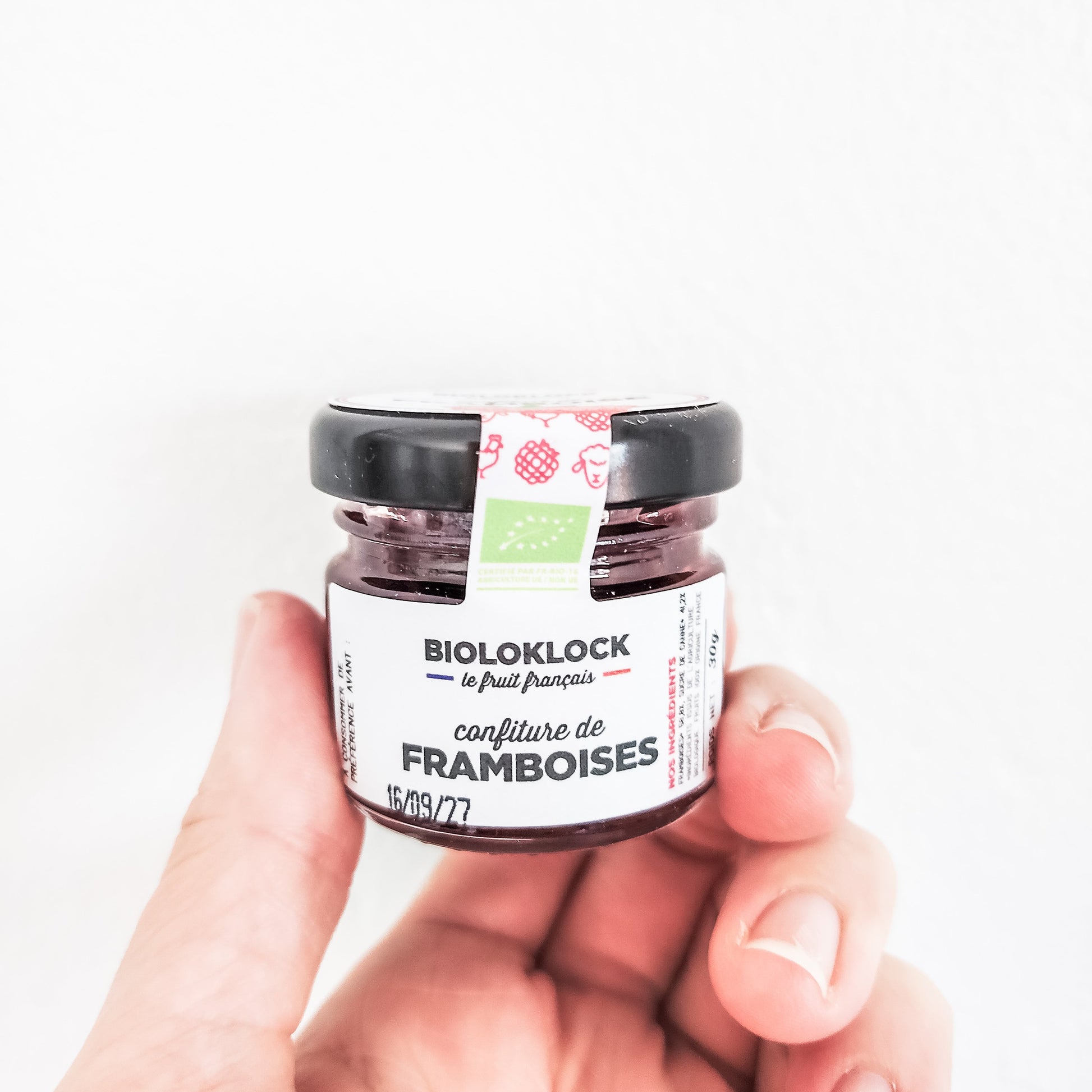 petite confiture framboise bio