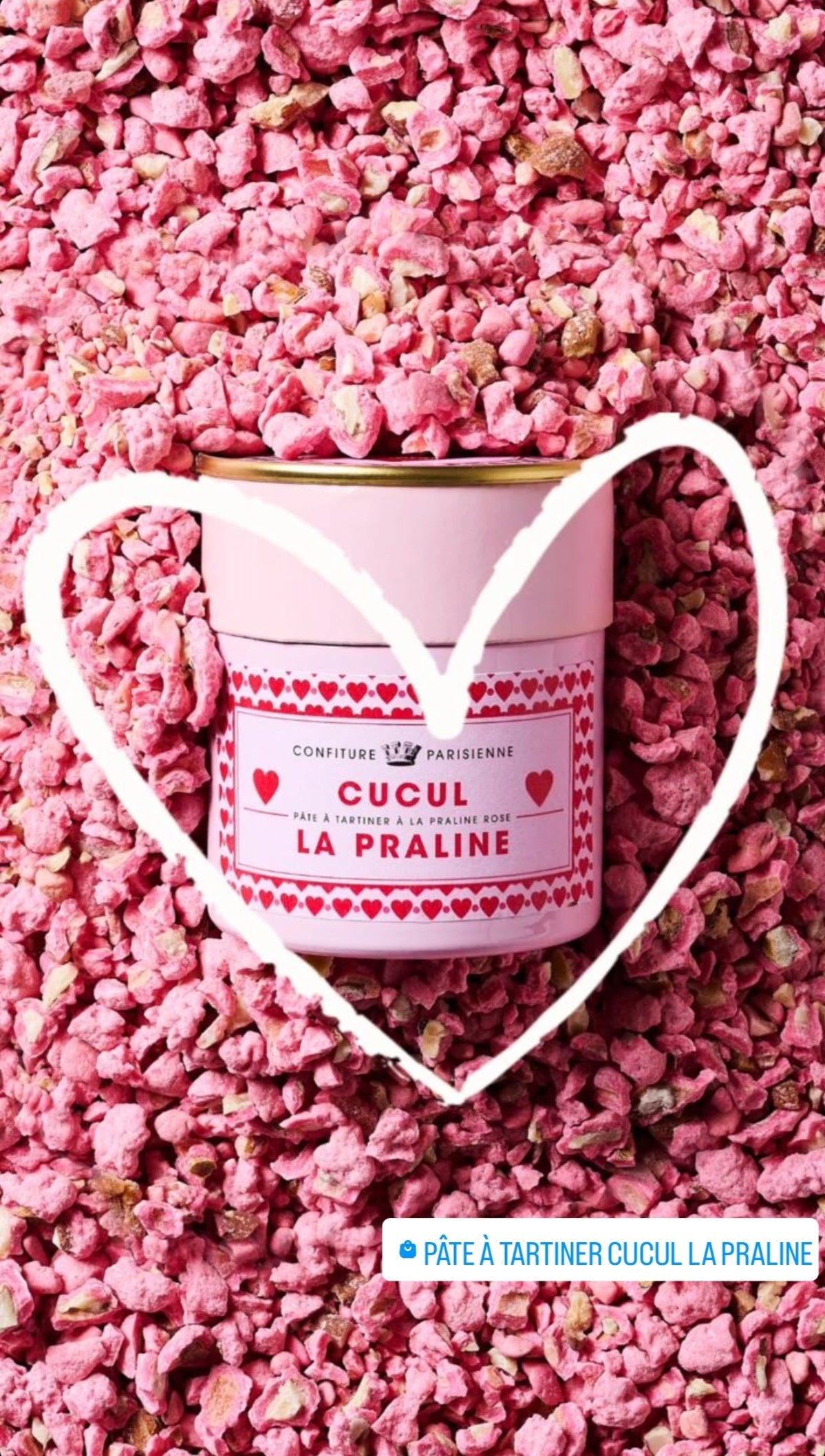 🍓 Cucul La Praline – Pâte à tartiner gourmande & romantique