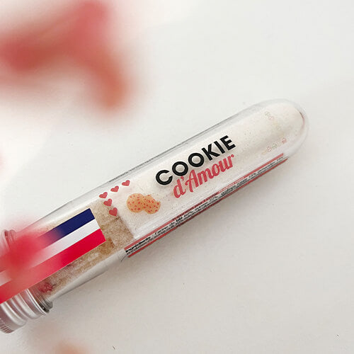Fiole gourmande à cookie – idée cadeau Saint-Valentin artisanale et prête à offrir