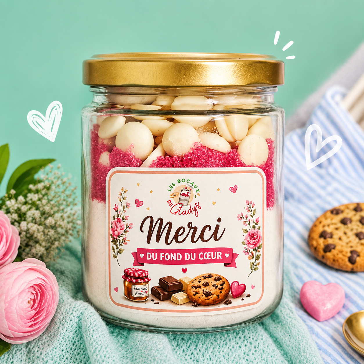 Les Bocaux pour dire MERCI avec chocolat