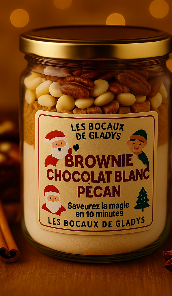 🤎 Brownie Chocolat Blanc & Noix de Pécan