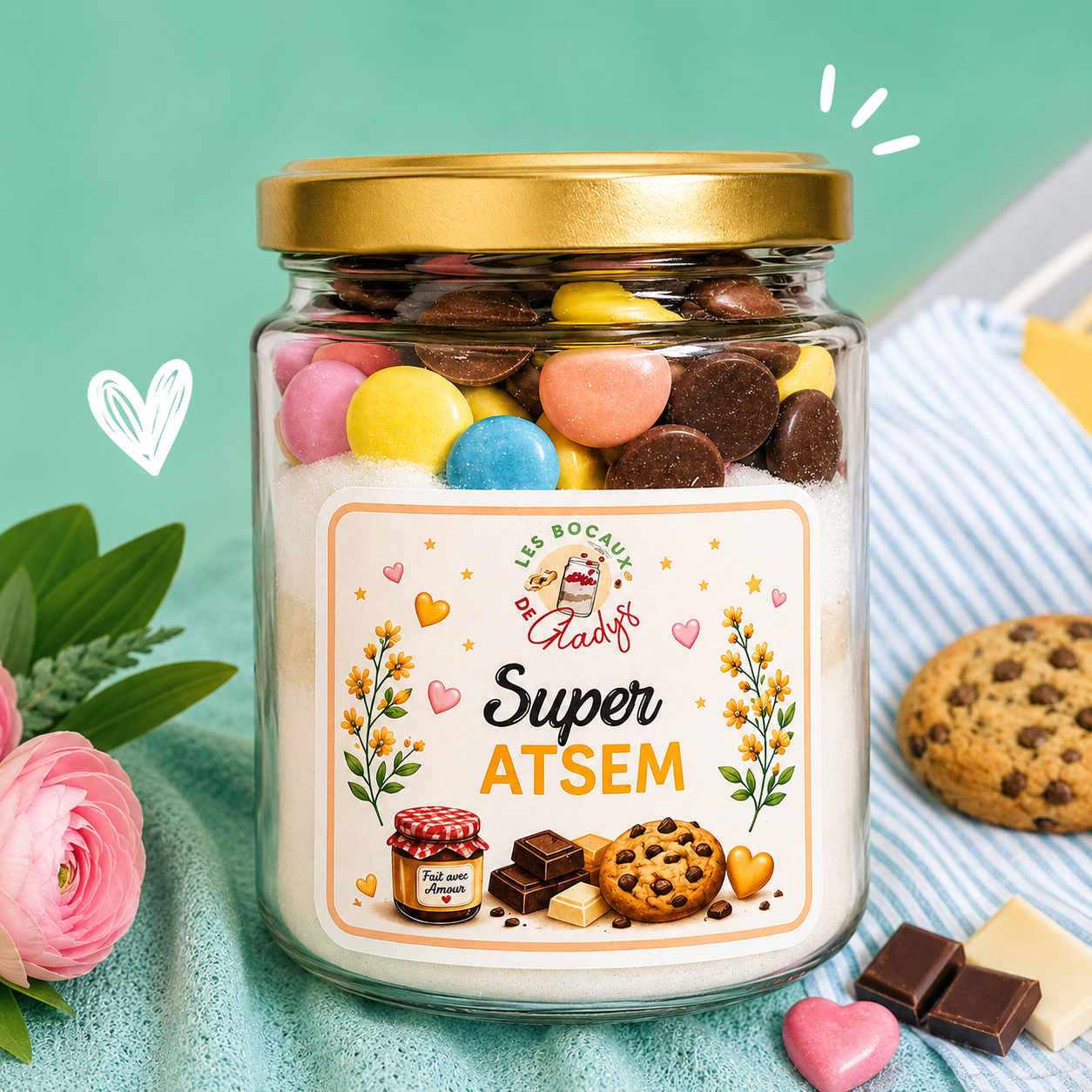 Les Bocaux pour dire MERCI avec chocolat