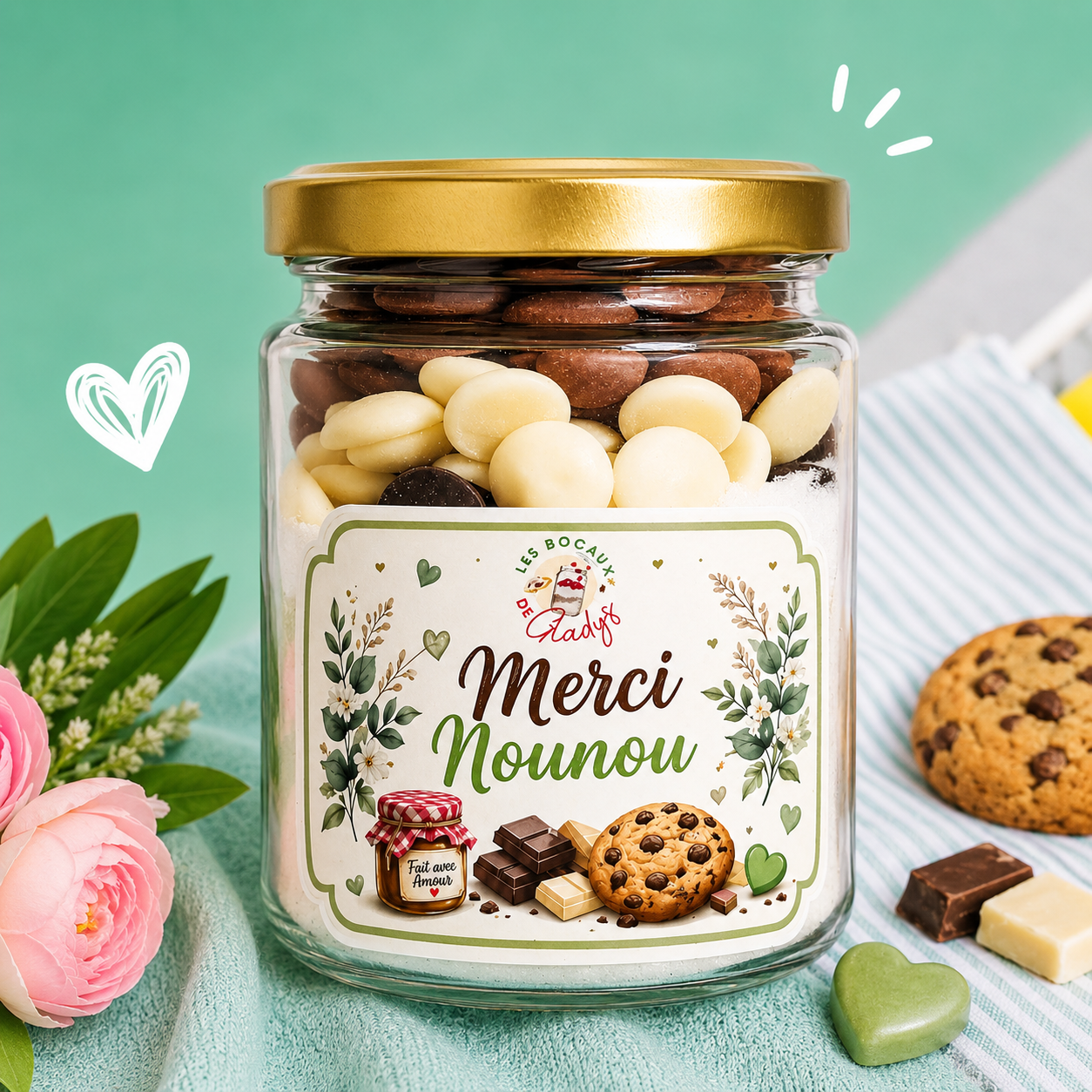 Les Bocaux pour dire MERCI avec chocolat