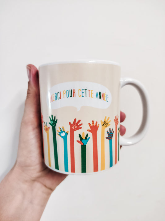 ☕ Tasse / Mug “Merci pour cette année” – Cadeau de fin d’année