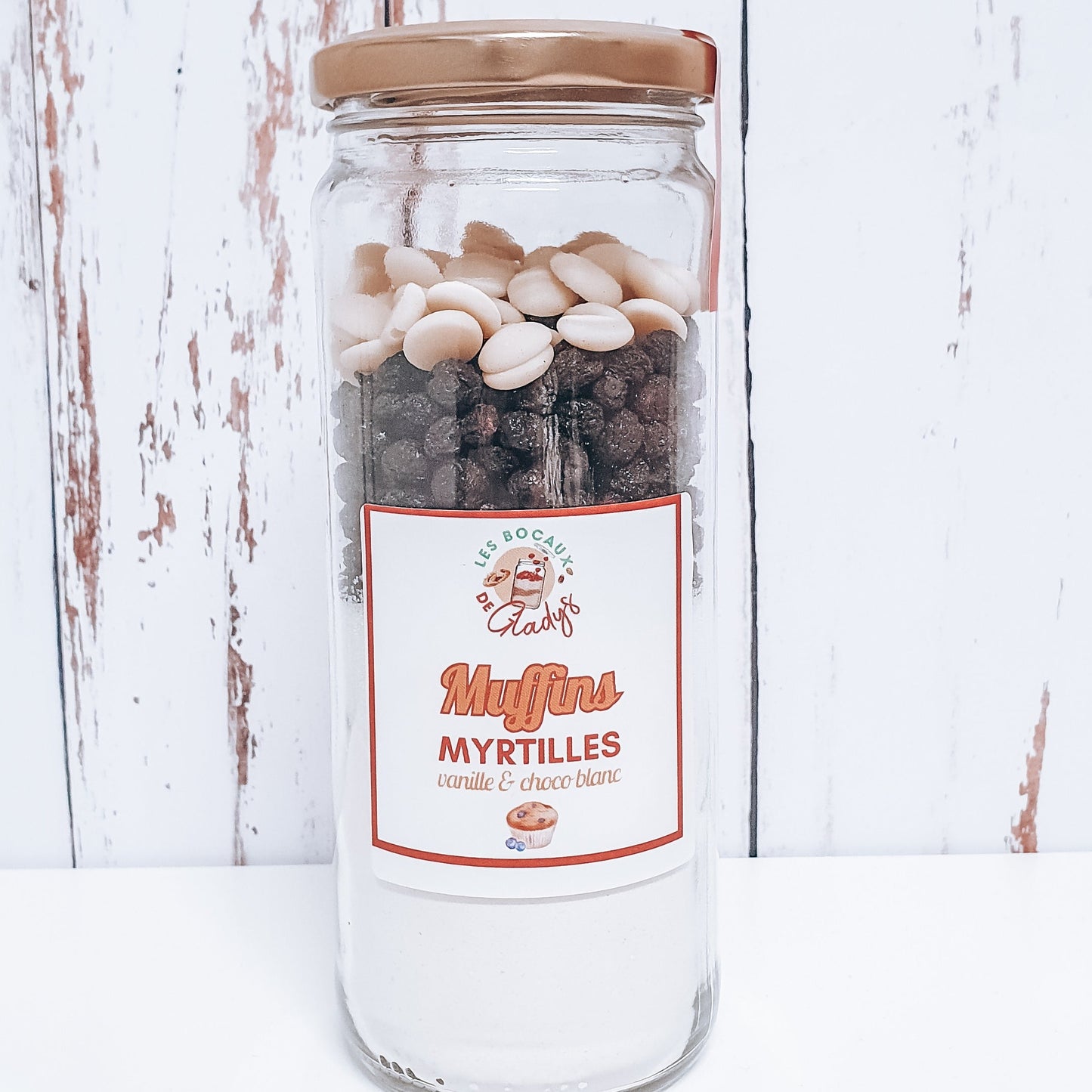 Muffins myrtilles & vanille  - Collection de Noël