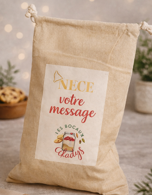pochon sac cadeau personnalisable