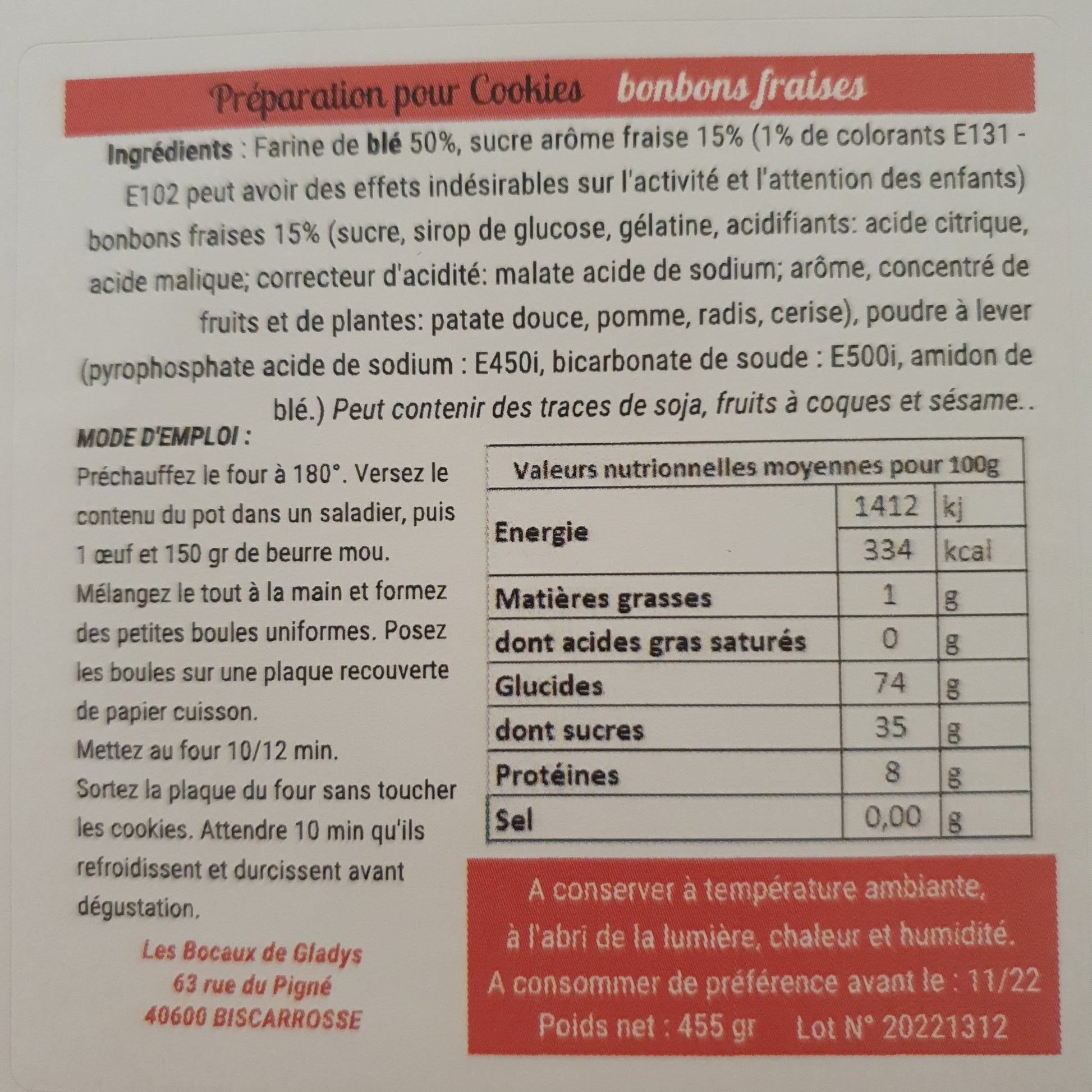 kit à cookies enfants