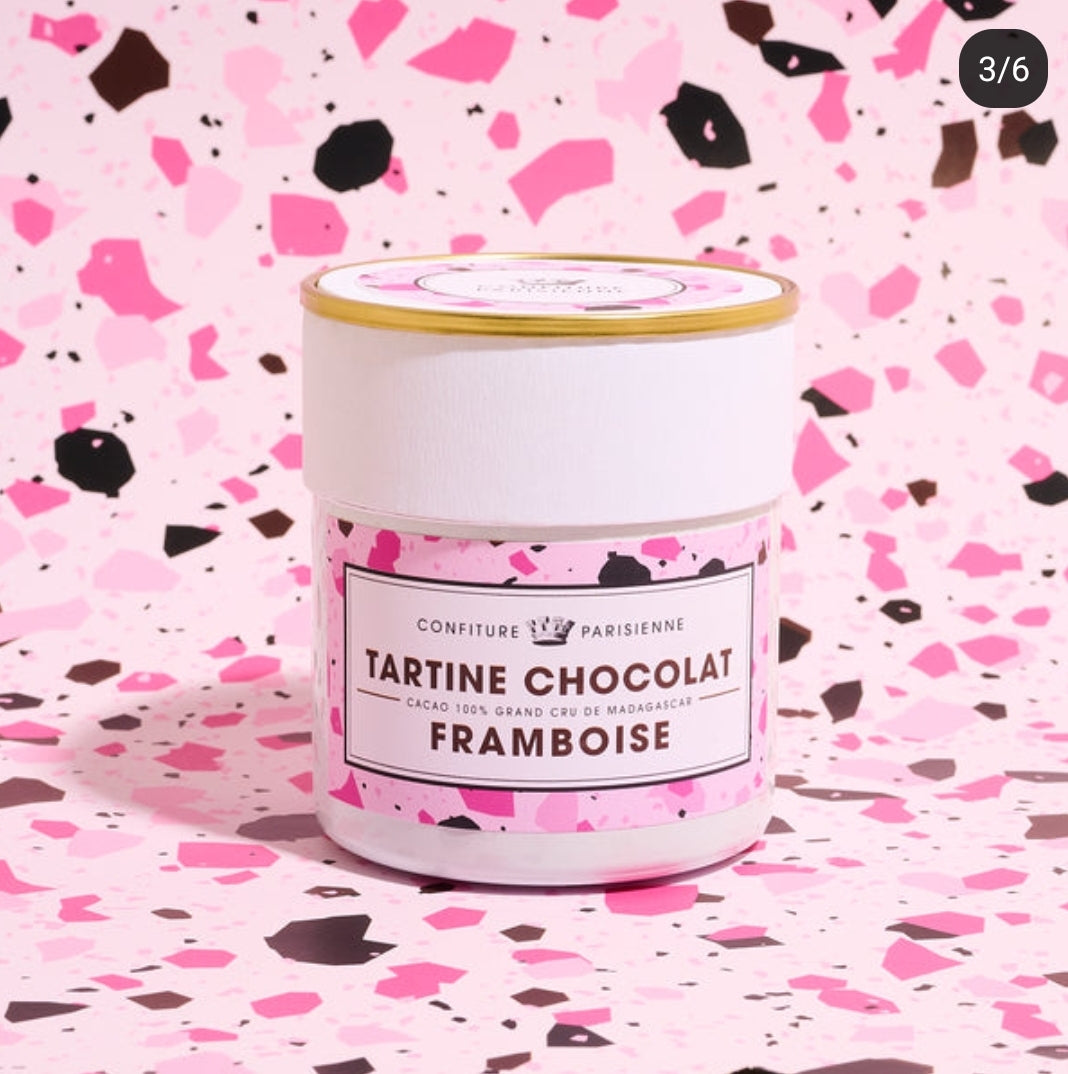 Pâte à tartiner Framboise Chocolat noir - PLUS QU'UNE EN STOCK